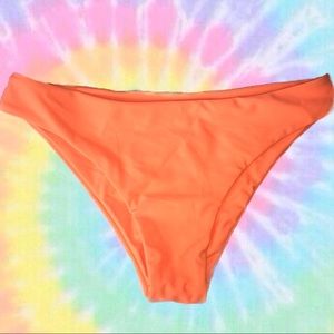 Neon orange bathing suit bottoms